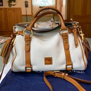 Dooney Florentine small satchel bone